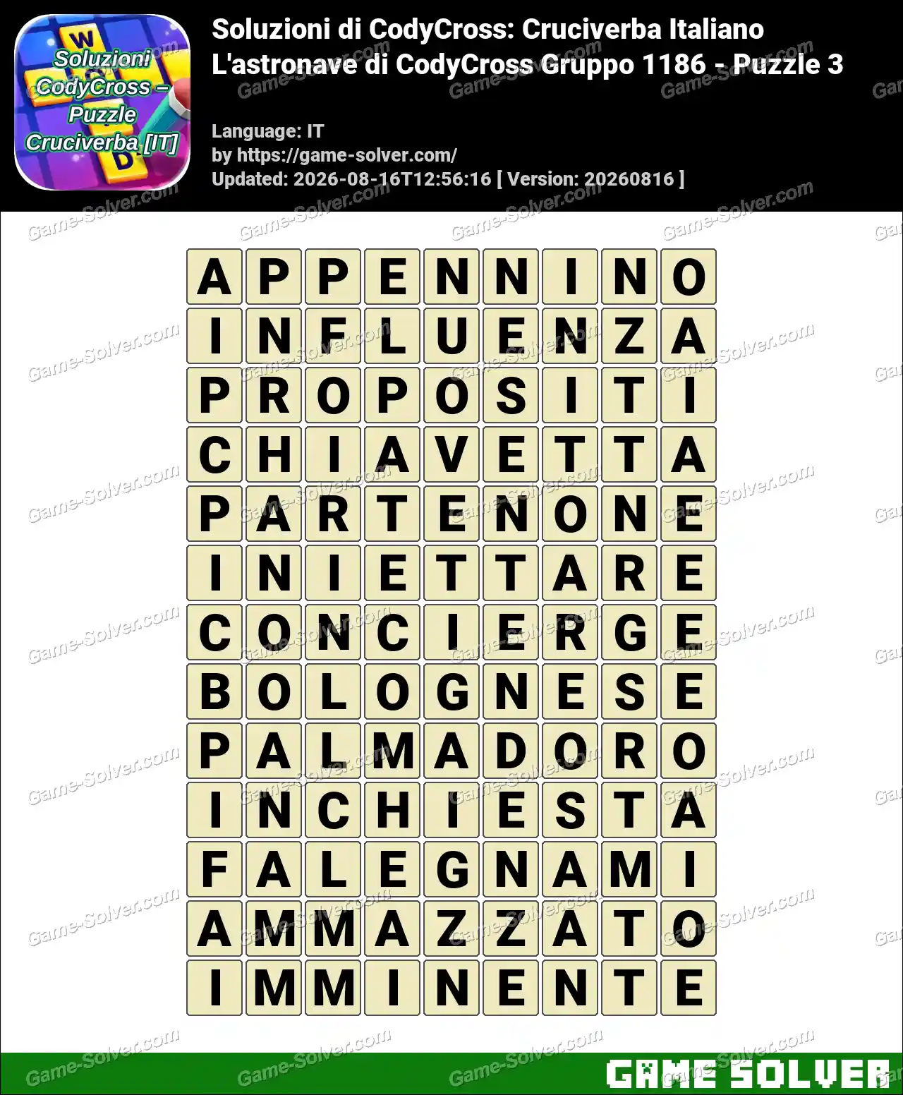Soluzioni di CodyCross: Cruciverba Italiano L’astronave di CodyCross Gruppo 1186 – Puzzle 3